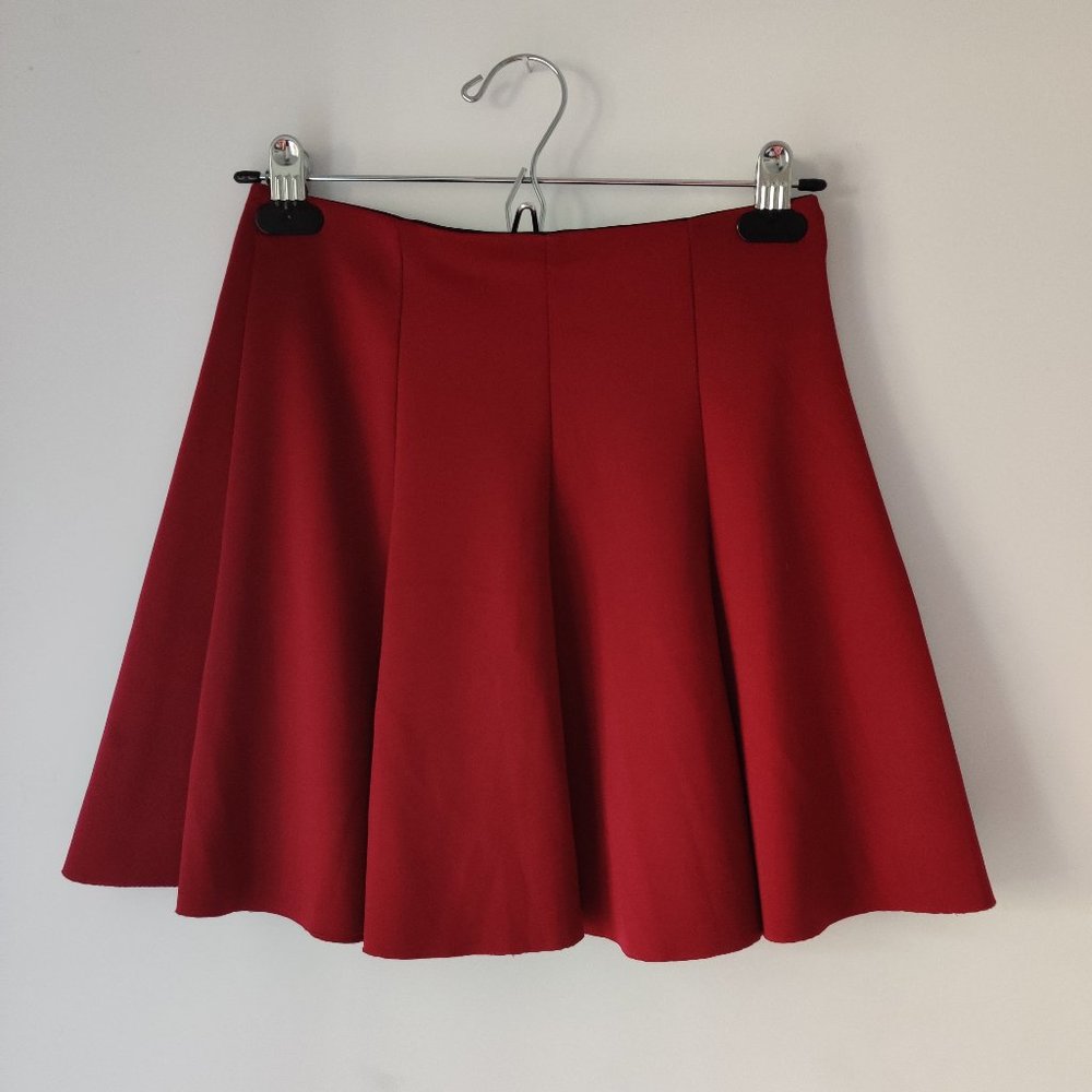 Twik Skater Skirt Burgundy